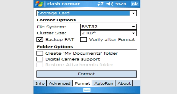 Toshiba flash memory format download